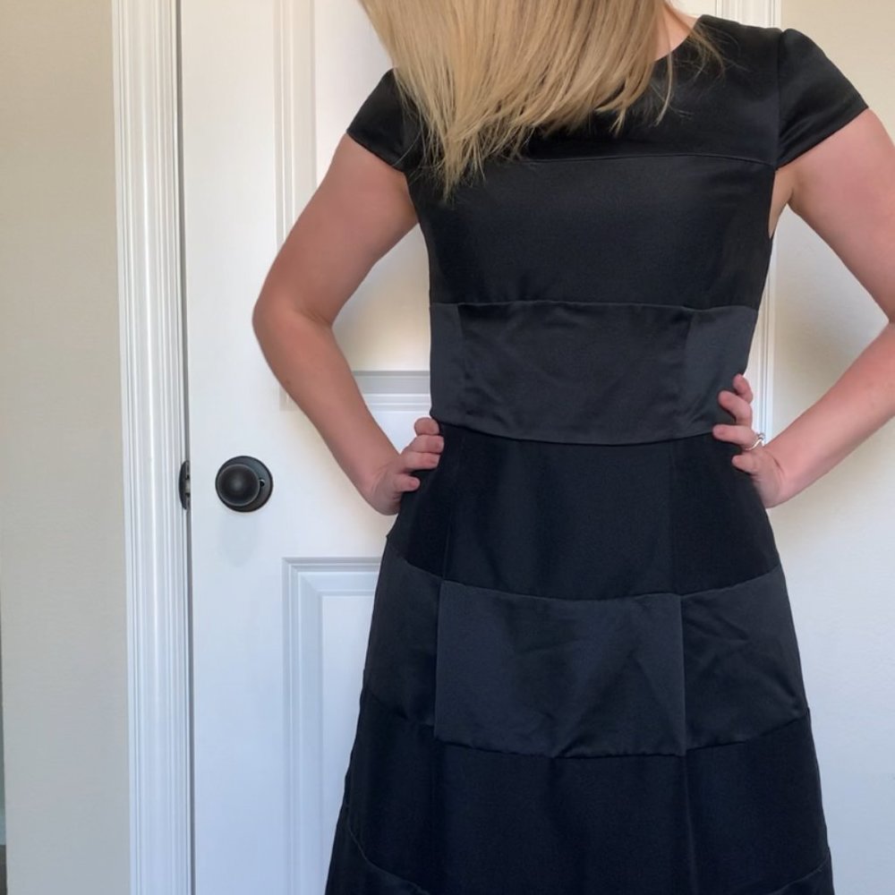 The Limited Striped Black Dress - Size 0